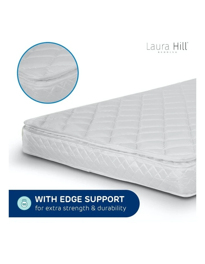 Wholesale 👏 Laura Hill Mattress Queen Size Pillow Top Pocket Spring High Density Foam 22cm 💯 2 Wholesale 👏 Laura Hill Mattress Queen Size Pillow Top Pocket Spring High Density Foam 22cm 💯 - Image 2