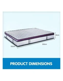 Top 10 ⭐ New Laura Hill Mattress Queen Size Euro Top Pocket Spring Natural Latex Foam Bed 👏 -Cozy Bed Store 845505100 7 720x928