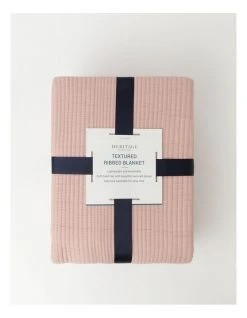 Flash Sale 🔔 Heritage Textured Ribbed Blanket 🌟