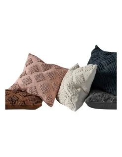 Discount 🌟 Aura Home Husk Cushion in Clay 🤩 -Cozy Bed Store 846189280 846191080 3 720x928
