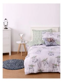 Outlet ๐ Star Wars Baby Yoda Quilt Cover Set Multicolour ๐