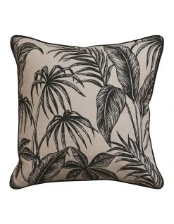 Brand new 🔥 Madras Link Tahiti Black/Linen Cushion 55cm 🔥
