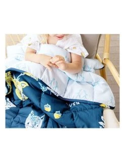 Best Sale 👏 Life Tree Kids Weighted Blanket - Blue Yellow Calming Blanket - 2.5kg ❤️ -Cozy Bed Store 848671300 3 720x928