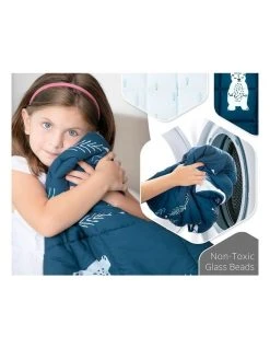 Promo ⭐ Life Tree Kids Weighted Blanket - Blue Calming Blanket - 2.5kg ✨ -Cozy Bed Store 848671390 4 720x928