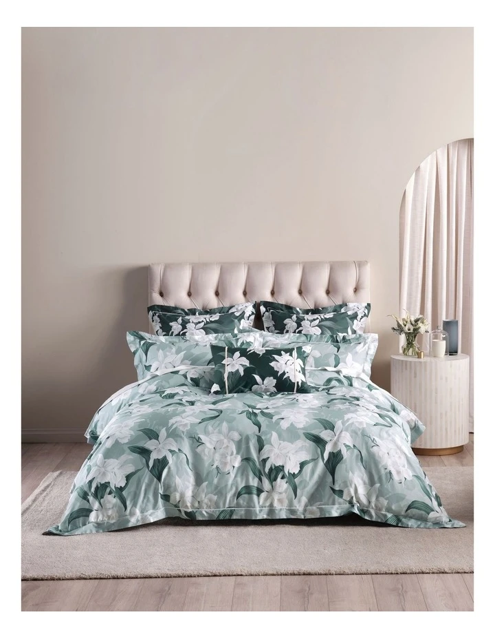 Best Pirce ๐ฅฐ Grace by Linen House Cattleya Quilt Cover Set Aqua ๐ 1 Best Pirce ๐ฅฐ Grace by Linen House Cattleya Quilt Cover Set Aqua ๐