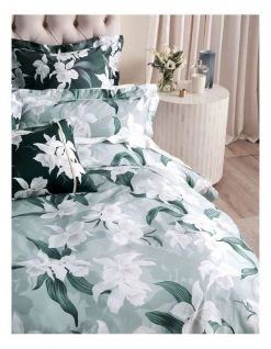 Best Pirce ๐ฅฐ Grace by Linen House Cattleya Quilt Cover Set Aqua ๐ 8 Best Pirce ๐ฅฐ Grace by Linen House Cattleya Quilt Cover Set Aqua ๐ -Cozy Bed Store 851449780 3 720x928