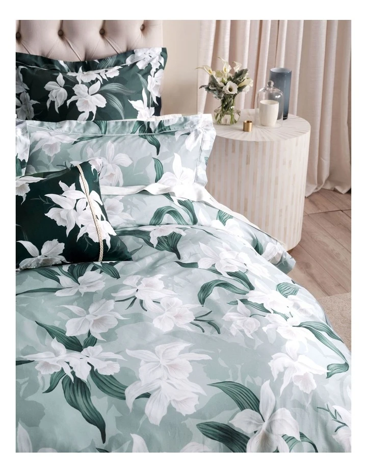 Best Pirce ๐ฅฐ Grace by Linen House Cattleya Quilt Cover Set Aqua ๐ 3 Best Pirce ๐ฅฐ Grace by Linen House Cattleya Quilt Cover Set Aqua ๐ - Image 3