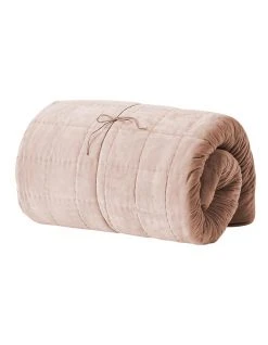 Best Pirce ❤️ Aura Home Luxury Velvet Bed Cover in Rosewater ⭐ 6 Best Pirce ❤️ Aura Home Luxury Velvet Bed Cover in Rosewater ⭐ -Cozy Bed Store 851898880 851931100 3 720x928