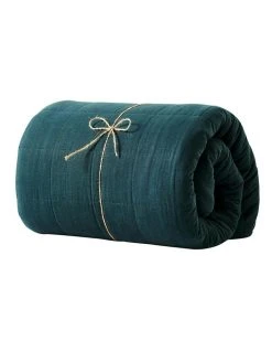 Cheap ⭐ Aura Home Maison Vintage Bed Cover in Indian Teal 🧨 -Cozy Bed Store 851898970 851931460 3 720x928