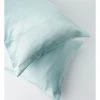 Hot Sale 🤩 Heritage Silk Front Pillowcase Pair Sky Blue 🤩