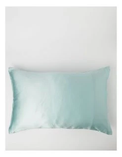Hot Sale 🤩 Heritage Silk Front Pillowcase Pair Sky Blue 🤩 -Cozy Bed Store 853953850 853960780 3 720x928