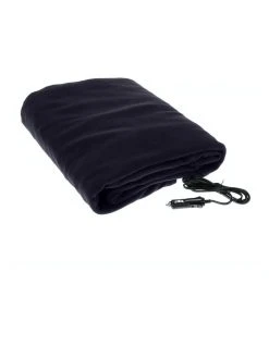 Best Pirce 🎉 Laura Hill 12 Volt Heated Car Blanket Travel Rug Soft Caravan Fleece Electric Throw DC Auto ⌛