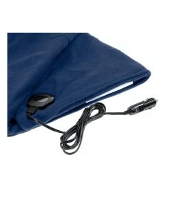 Discount ✨ Laura Hill Heated Car Blanket Travel Rug Soft Caravan Fleece Electric Throw 12 Volt Dc Auto Navy Blue ✨ -Cozy Bed Store 855666820 3 720x928
