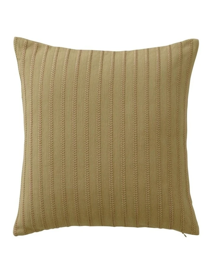Coupon 🌟 Sheridan Brammell Square Cushion in Khaki 🔔 1 Coupon 🌟 Sheridan Brammell Square Cushion in Khaki 🔔