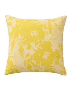 Flash Sale 🎁 Sheridan Crosbie Square Cushion in Light Yellow 🥰
