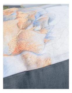 New 🔥 Sheridan Lucina Square Cushion in Slate Blue ⌛ -Cozy Bed Store 855818650 3 720x928