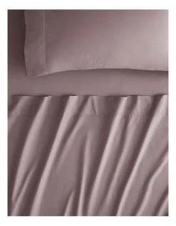 New ✨ Sheridan Organic Cotton 300TC Percale Sheet Collection In Fig 🌟