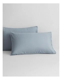 Cheapest ❤️ Sheridan Supersoft Lyocell Linen Sheet Set Collection in Bluebird 🌟 -Cozy Bed Store 855824050 3 720x928