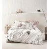 Budget 🔔 Linen House Lennox Quilt Cover Set Neutral ✨