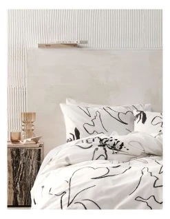 Budget 🔔 Linen House Lennox Quilt Cover Set Neutral ✨ -Cozy Bed Store 856123840 2 720x928