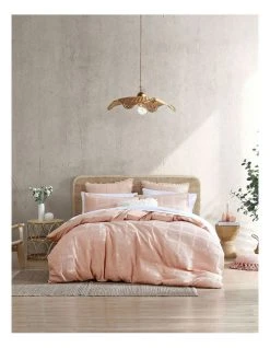 Best Pirce 🎁 Linen House Galicia Quilt Cover Set Peony 🌟