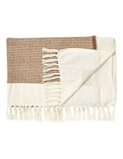 Flash Sale 😍 Linen House Cadiza Throw Mushroom 🛒
