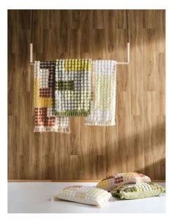 Promo ⭐ Linen House McKenzie Throw In Vanilla 🎁 -Cozy Bed Store 856124740 856118890 3 720x928