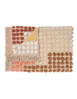 Cheap 🤩 Linen House McKenzie Throw In Sand ✨