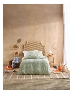Discount 🌟 Linen House Kids Moon Gaze Quilt Cover Set in Wasabi ❤️