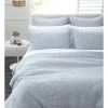 Cheap 🥰 Martha Stewart Francesca Quilted Quilt Cover Set Blue ⌛