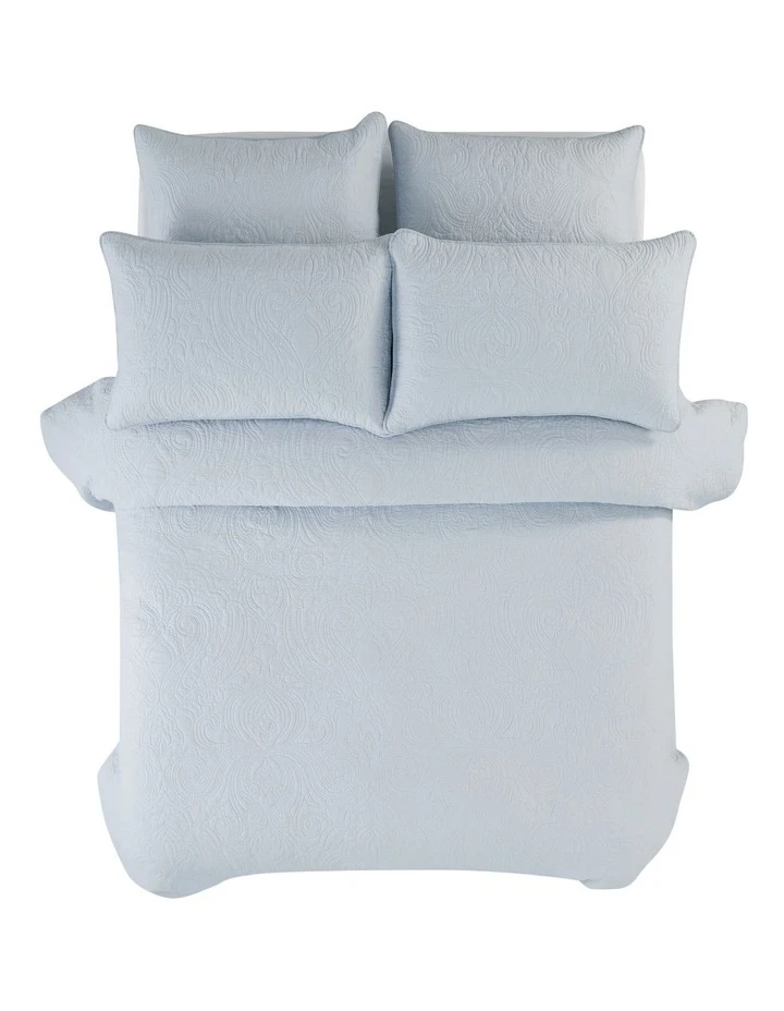 Cheap ๐ฅฐ Martha Stewart Francesca Quilted Quilt Cover Set Blue โ 3 Cheap ๐ฅฐ Martha Stewart Francesca Quilted Quilt Cover Set Blue โ - Image 3