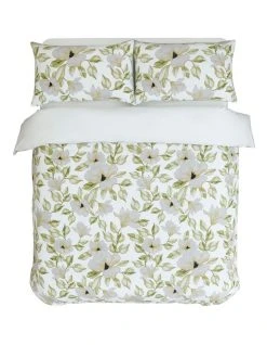 Deals 🛒 Martha Stewart Hampstead Quilt Cover Set Green ⭐ -Cozy Bed Store 858054250 3 720x928