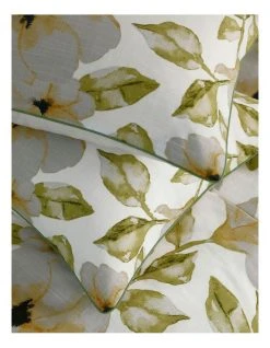 Deals 🛒 Martha Stewart Hampstead Quilt Cover Set Green ⭐ -Cozy Bed Store 858054250 6 720x928