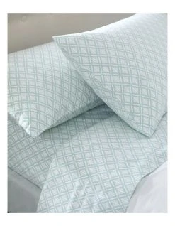 Outlet ⌛ Martha Stewart Rachel Printed Sheet Set Sage ⌛ -Cozy Bed Store 858062260 5 720x928