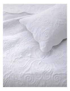 Budget 🥰 Martha Stewart Gabriella Coverlet White 🥰 -Cozy Bed Store 859318930 4 720x928