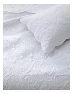 Budget 🥰 Martha Stewart Gabriella Coverlet White 🥰 -Cozy Bed Store 859318930 7 720x928