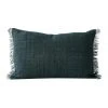 Discount 👏 Aura Home Vintage Linen Fringe Rectangle Cushion in Storm 🛒