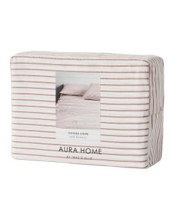 Top 10 🎉 Aura Home Vintage Stripe Sheet Set in Clay 😀 -Cozy Bed Store 868789810 868790170 3 720x928