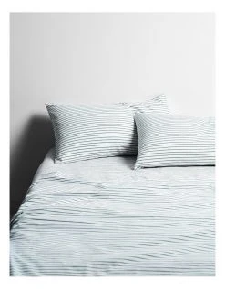Wholesale ⭐ Aura Home Vintage Stripe Sheet Set in Atlantic 🎉