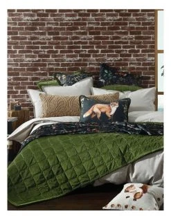 Flash Sale ๐งจ M.M Linen Meeka Coverlet Set In Pesto โจ