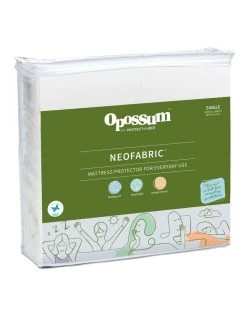 Coupon 🌟 O Possum by Protect-A-Bed Neofabric Waterproof Mattress Protector White ⭐