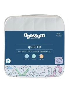 Promo π O Possum by Protect-A-Bed Quilted Waterproof Mattress Protector White β