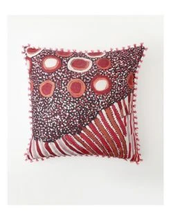Best deal ✔️ Warlukurlangu Artists x Vue Cushion Mina Mina Jukurrpa (Mina Mina Dreaming) by Helen Nungarrayi Reed 🔥