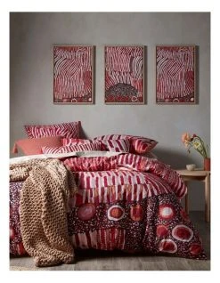 Best Pirce 😍 Warlukurlangu Artists x Vue Quilt Cover Set Mina Mina Jukurrpa (Mina Mina Dreaming) by Helen Nungarrayi Reed 😉