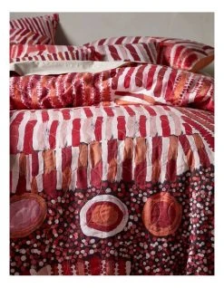 Best Pirce 😍 Warlukurlangu Artists x Vue Quilt Cover Set Mina Mina Jukurrpa (Mina Mina Dreaming) by Helen Nungarrayi Reed 😉 -Cozy Bed Store 871756660 3 720x928