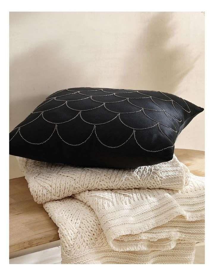 Budget ✨ Private Collection Kinsey Square Cushion in Black ✨ 3 Budget ✨ Private Collection Kinsey Square Cushion in Black ✨ - Image 3