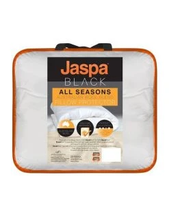 Buy ⭐ Jaspa Black All Seasons Pillow Protector White 🧨