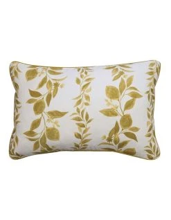 Best Sale 🌟 Madras Link Amari Linen Cushion Amber/Off White ✨