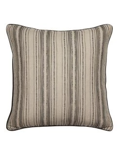 Best deal ✔️ Madras Link Aisha Linen Cushion 55cm Stripe Charcoal 🤩