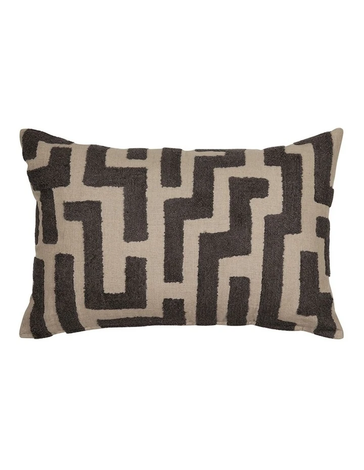 Cheap ⌛ Madras Link Kent Embroidery Cushion Charcoal 40x60cm ⭐ 1 Cheap ⌛ Madras Link Kent Embroidery Cushion Charcoal 40x60cm ⭐